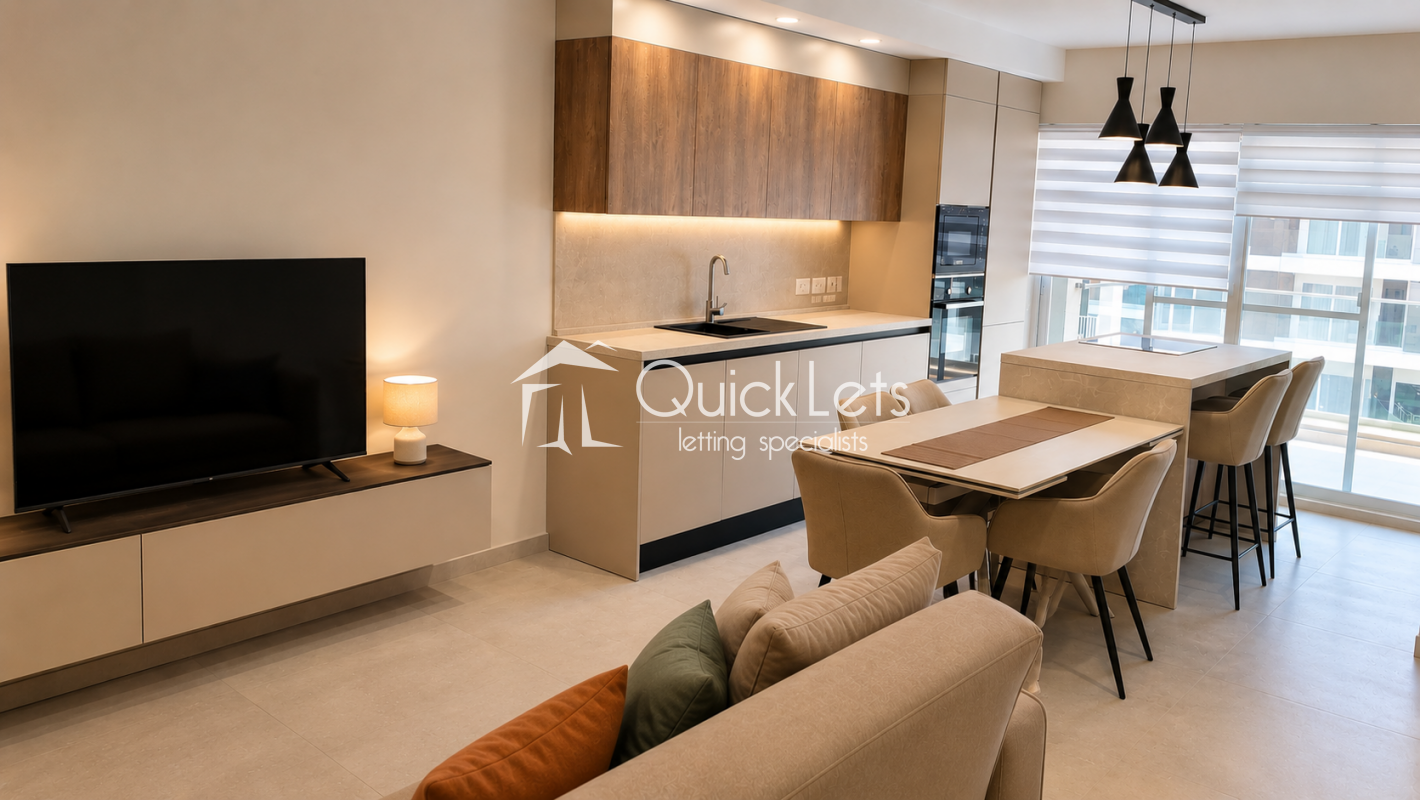 Apartment in Il-Mosta from Quicklets.com.mt – €1,800